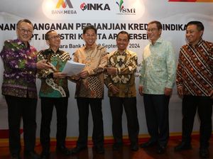 Bank Mega-SMI Salurkan Kredit Sindikasi PT INKA Senilai Rp 2,1 T