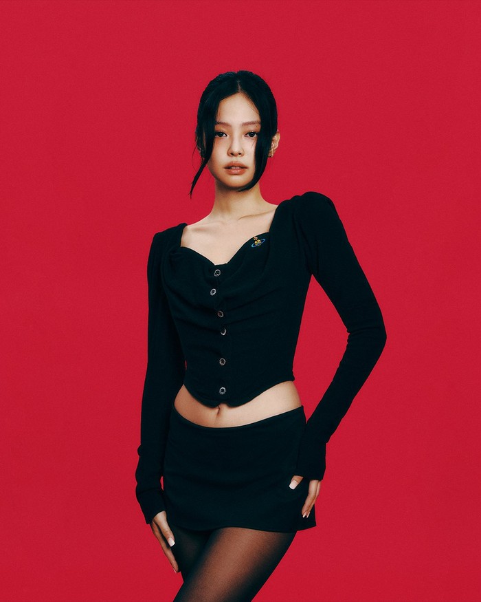 Foto profil Jennie BLACKPINK di Columbia Records.
