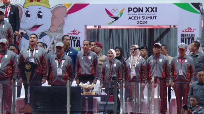 Jokowi dan Iriana hadiri pembukaan PO XXI di Aceh