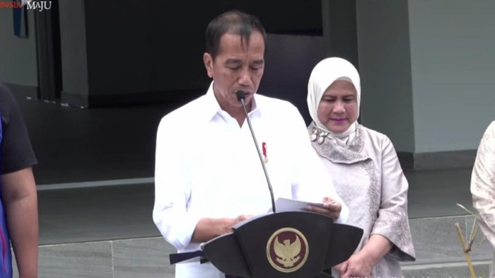 Jokowi resmikan venue PON di Aceh. (Istimewa)