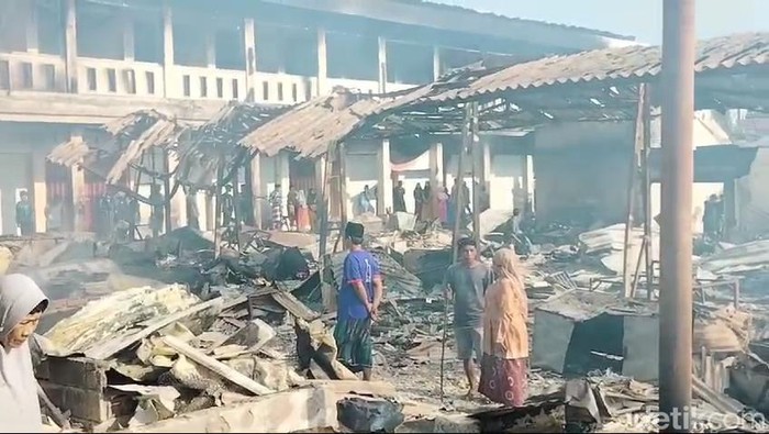 Kebakaran Pasar Pasrepan Pasuruan
