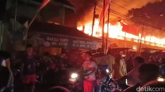 Kebakaran Pasar Pasrepan Pasuruan