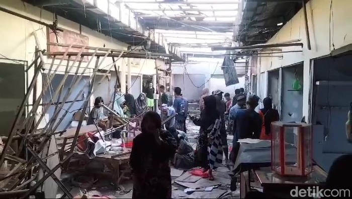 Kebakaran Pasar Pasrepan Pasuruan