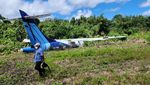 Kondisi Pesawat Trigana Air yang Tergelincir di Papua
