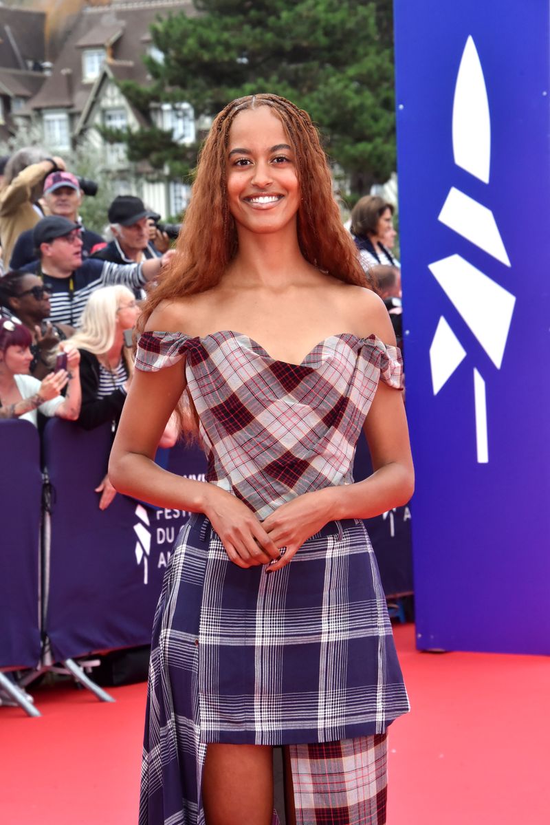 DEAUVILLE, FRANCE - SEPTEMBER 06: Malia Ann Obama attends the opening  ceremony during the 50th Deauville American Film Festival on September 06, 2024 in Deauville, France.  (Photo by Foc Kan/WireImage)