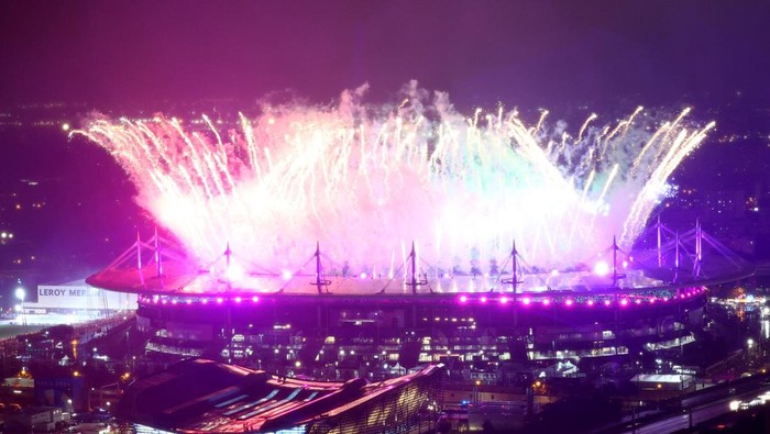 Meriahnya Penutupan Paralimpiade 2024 Paris 2024 Paralympics - Closing Ceremony - Paris, France - September 8, 2024
A Paris 2024 Paralympics mascot is seen during the closing ceremony REUTERS/Stephanie Lecocq