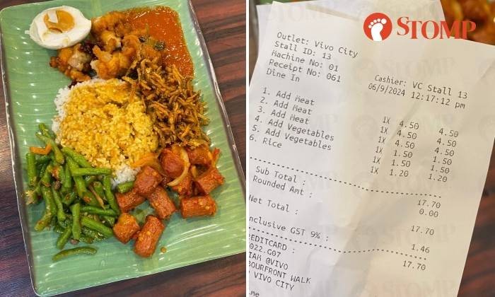Pembeli Kecewa Beli Seporsi Nasi Padang Ditagih Rp 200 Ribu di Singapura