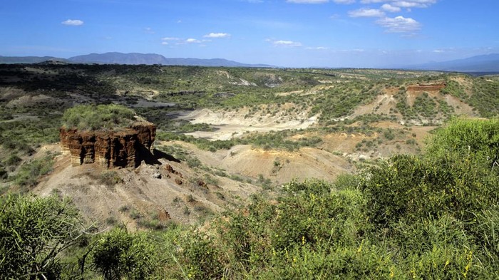 Ngarai Olduvai di Tanzania, Afrika Timur simpan fakta sejarah manusia.