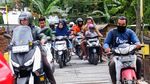 Jembatan Kali Angke Tangerang Selatan Diperbaiki, Lalin Dialihkan