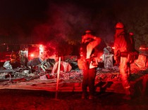 Permukiman Clearlake California Memerah Akibat Kebakaran