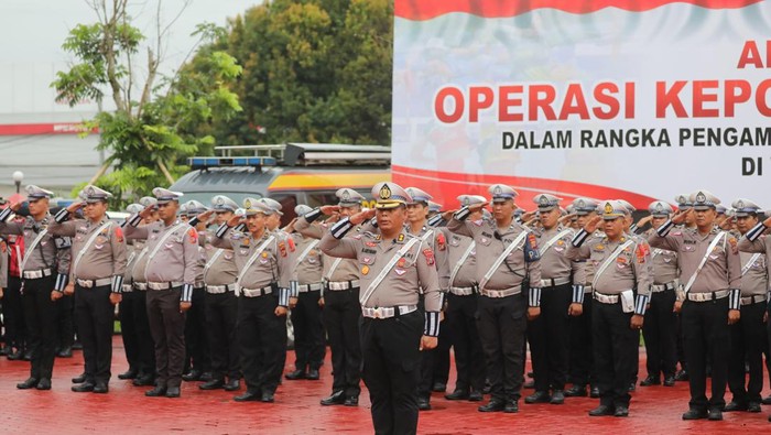 Polda Sumut saat apel gelar pasukan Operasi Hatra Toba 2024 beberapa waktu lalu. Foto: Dok. Polda Sumut