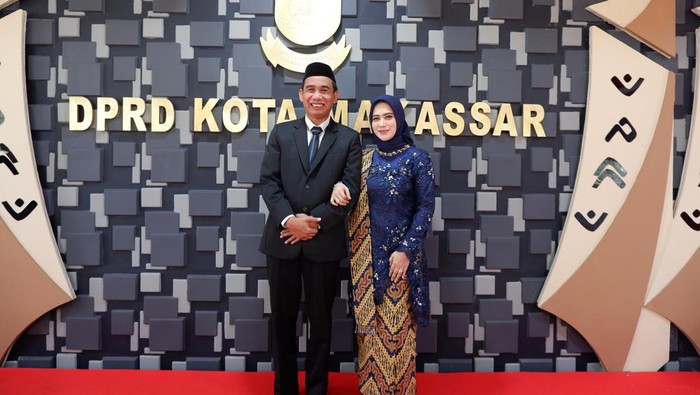 Rudianto Lallo dan istri, Irnawati Astuti.