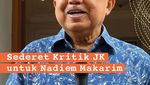 Infografis: Sederet Kritik Jusuf Kalla ke Mendikbud Nadiem Makarim