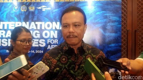 Sekda Bali Dewa Made Indra ketika ditemui di Nusa Dua, Badung, Bali, Senin (9/9/2024). (Ni Made Lastri Karsiani Putri/detikBali)