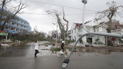 Setelah Mengamuk di China, Topan Super Yagi Hantam Vietnam