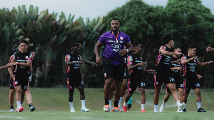 Skuad Persis Solo saat melakukan pemusatan latihan di Yogyakarta.