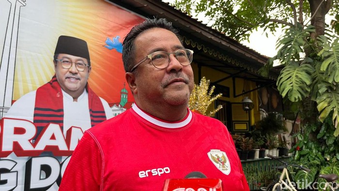Bakal cawagub Jakarta Rano Karno (Anggi Muliawati/detikcom)