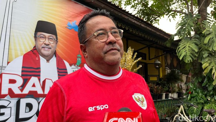 Bakal cawagub Jakarta Rano Karno. (Anggi/detikcom)