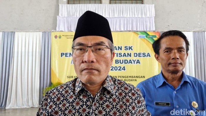bupati petahan Bantul Abdul Halim Muslih di Bantul, Selasa (10/9/2024).