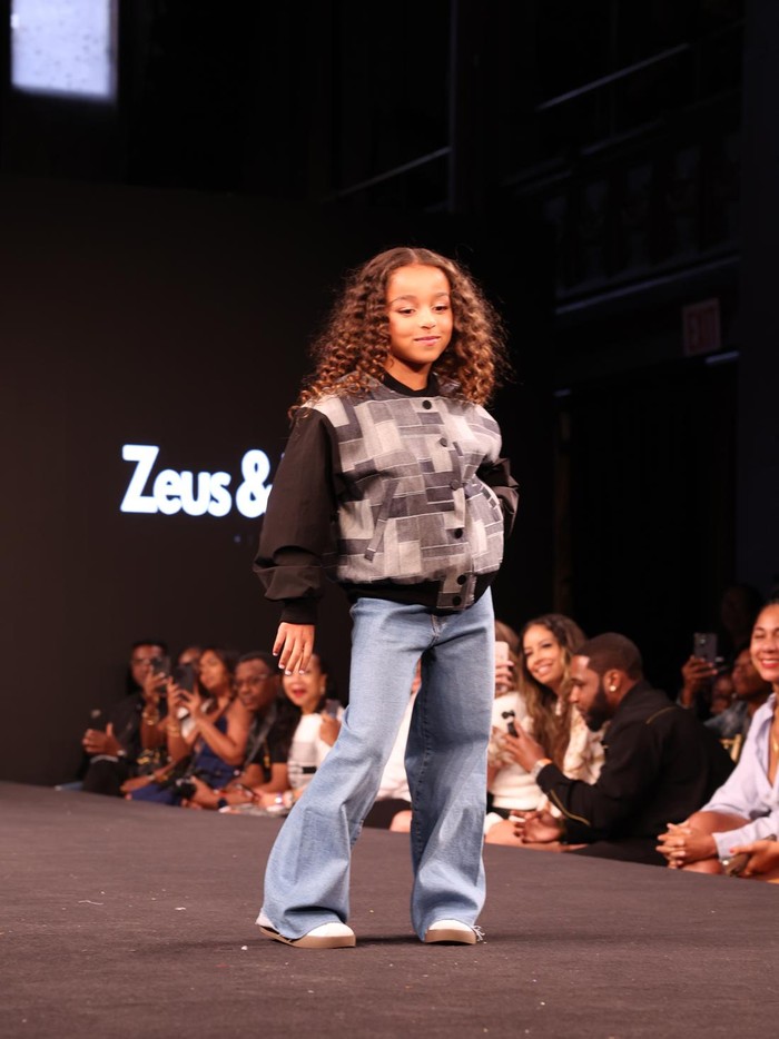 NEW YORK, NEW YORK - SEPTEMBER 07: Dream Kardashian arrives backstage during New York Fashion Week Powered by Art Hearts Fashion at The Angel Orensanz Foundation on September 07, 2024 in New York City. (Photo by Mark Gunter/Getty Images for Art Hearts Fashion)
