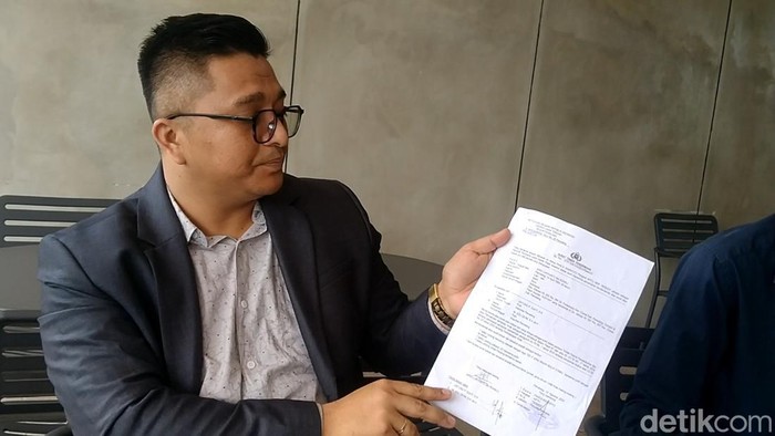 Heru Adi Irawan dari LBH Garadin Pemalang, saat memberikan keterangan terkait kasus dugaan pencabulan di Pemalang, Selasa (10/9/2024).