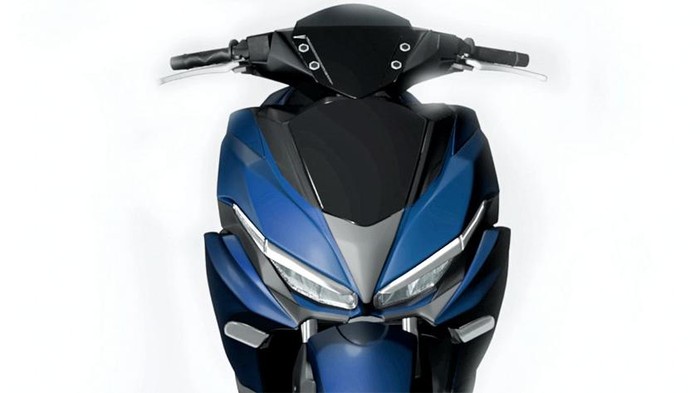 Ilustrasi Yamaha Aerox baru.