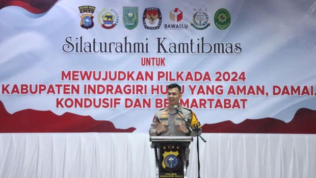 Kapolres Inhu AKBP Fahrian Siregar (Raja Adil Siregar/detikSumut)