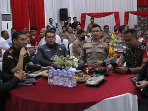 Polisi Gandeng Tokoh Masyarakat-3 Paslon Jaga Kamtibmas Jelang Pilkada Inhu