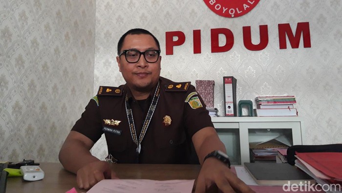 Kasi Pidum Kejari Boyolali, Perwira Putra Bangsawan di kantornya, Selasa (10/9/2024).