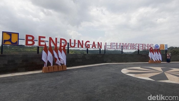Kawasan Bendungan Leuwikeris di Kecamatan Cineam, Kabupaten Tasikmalaya.