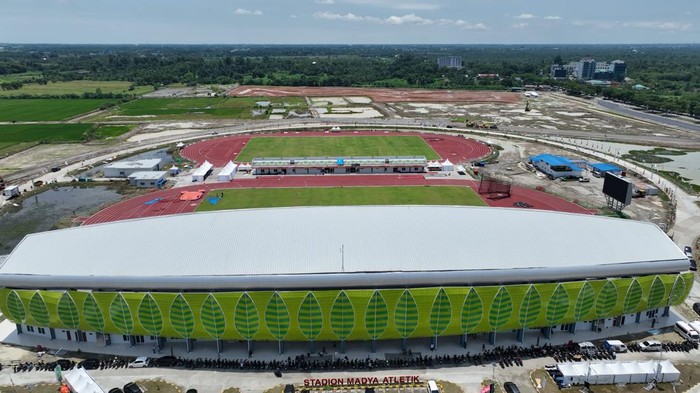 Kondisi Stadion Madya Atletik di Sumut. (Dok. Istimewa)