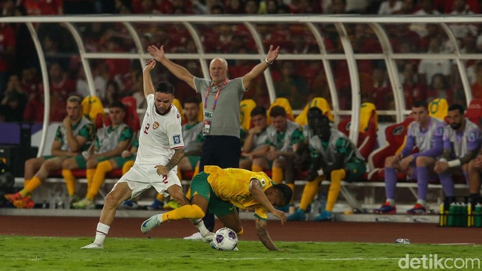 Timnas Indonesia menahan imbang Australia di Stadion Utama Gelora Bung Karno (SUGBK), Jakarta, Selasa (10/9/2024).