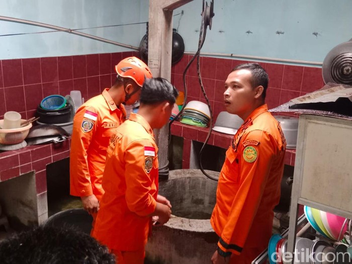 Lokasi korban tercebur sumur di rumah warga Padukuhan Dipan, Wates, Kabupaten Kulon Progo, DIY, Selasa (10/9/2024) pagi.