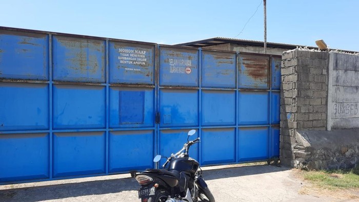 Lokasi tambak udang tempat kerja pelaku dan korban di Situbondo