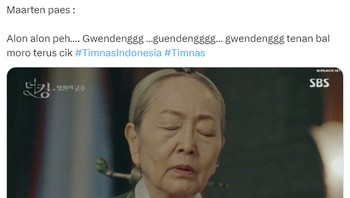 Duuh, liat pertandingan Indonesia vs Australia, bisa bikin jantungan. Foto: (Twitter)