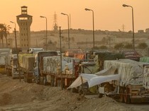 Gempuran Israel Tewaskan 12 Pengawal Truk Bantuan Kemanusiaan di Gaza
