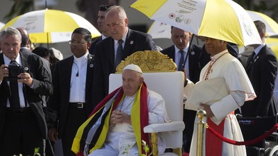 Momen Paus Fransiskus Pimpin Misa Nazar di Timor Leste