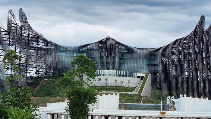Patung Garuda di Istana Garuda IKN