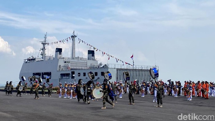 Peringatan HUT TNI AL ke-79 di Koarmada II