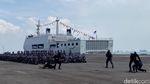 Peringatan HUT TNI AL ke-79 di Surabaya