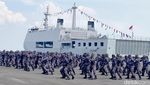 Peringatan HUT TNI AL ke-79 di Surabaya