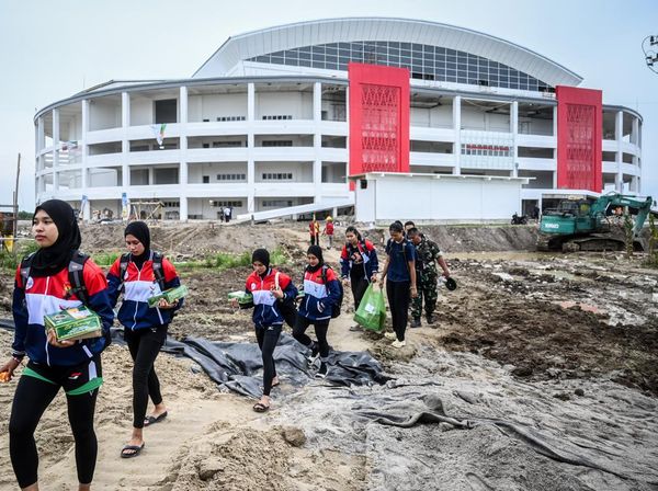Voli Indoor PON XXI Ditunda Gegara GOR Belum Siap dan Akses Berlumpur