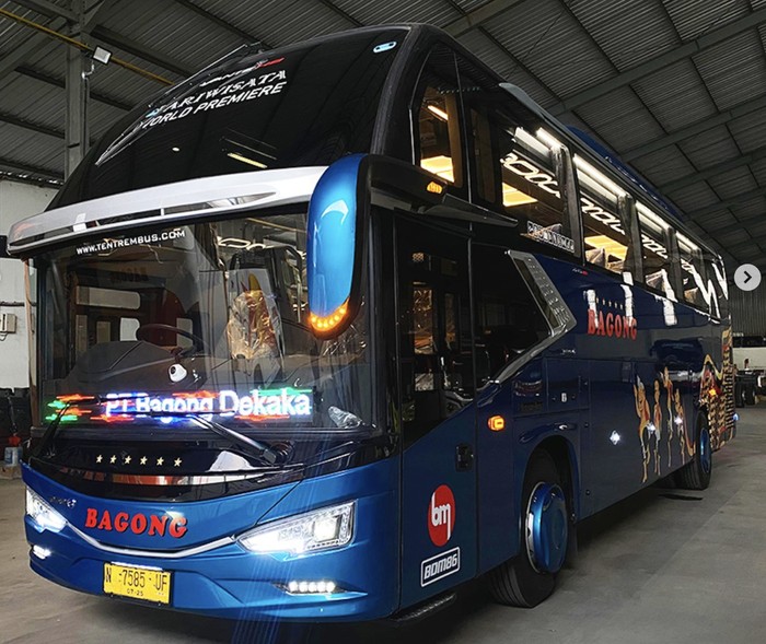 PO Bagong luncurkan bus baru pakai bodi Tentrem dan sasis Mercedes-Benz