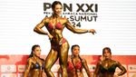 Pose Ciamik Atlet Binaraga Wanita di PON XXI