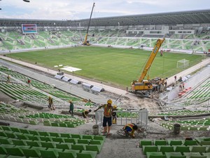 Sepekan Lagi Upacara Penutupan PON XXI di Sumut, Stadion Utama Belum Siap