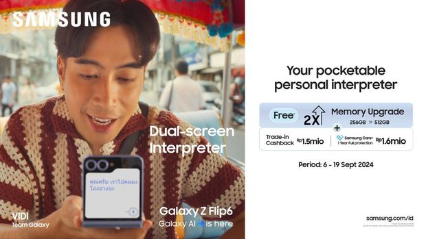 Promo Samsung Galaxy Z Flip 6
