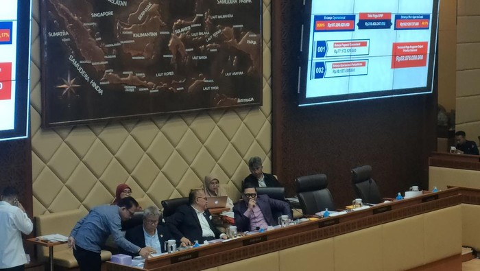 Rapat Komisi II DPR dan KPU Bahas Pagu Anggaran 2025 (Dwi-detikcom)