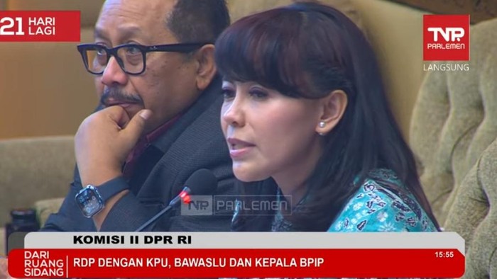 Anggota Komisi II DPR Fraksi Demokrat, Reska Oktoberia,