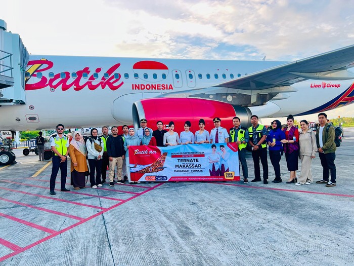 Rute baru Batik Air, Makassar-Ternate