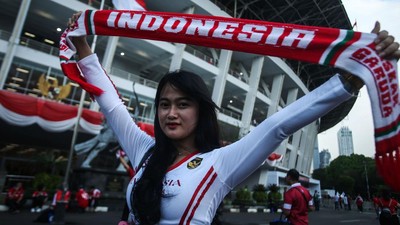 Suporter Timnas Indonesia Mulai Padati GBK